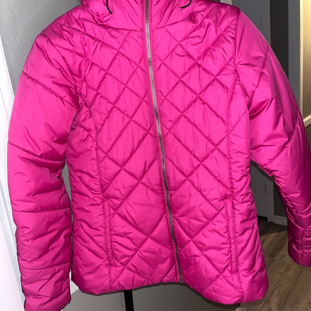 Columbia Vibrant Pink Quilted Puffer Jacket